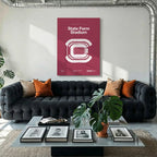 Arizona Football Stadium Bold Canvas Art