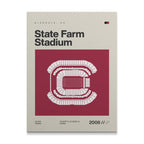 Arizona Football Stadium Canvas Art