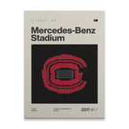 Atlanta Football Stadium Canvas Art