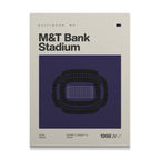 Baltimore Football Stadium Canvas Art