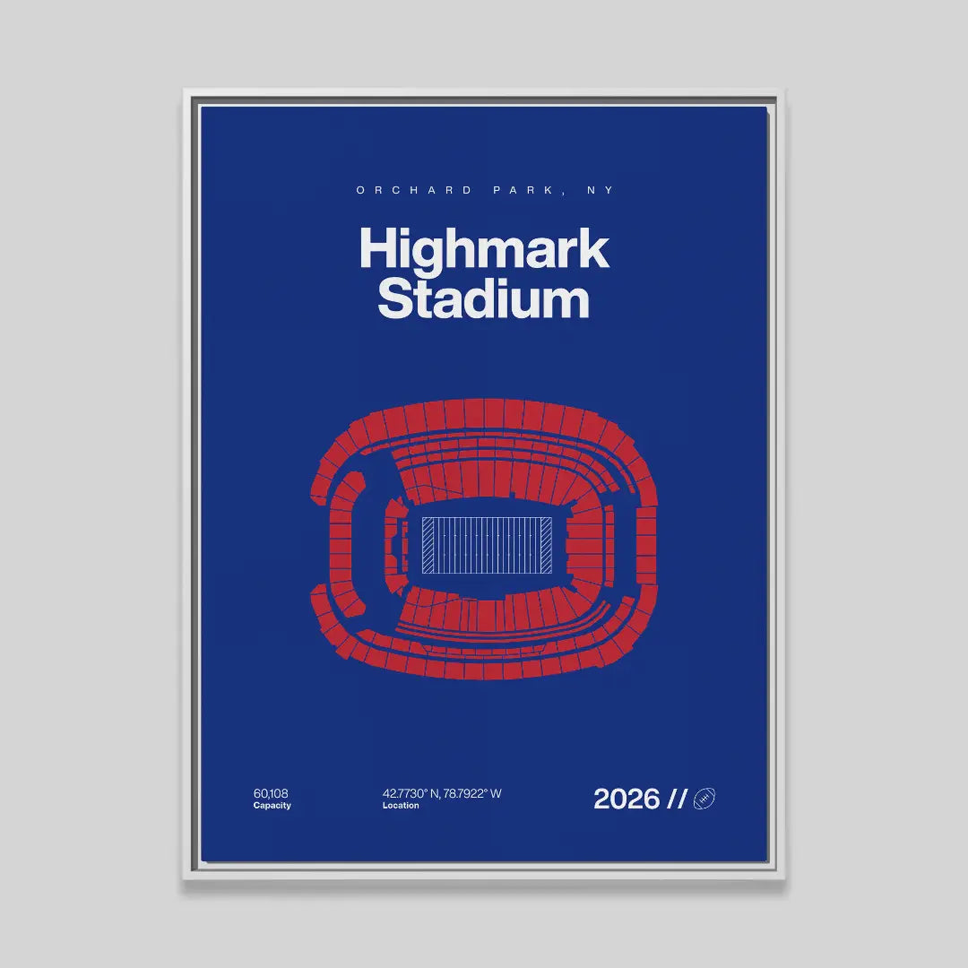 Buffalo Football Stadium Bold Canvas Art
