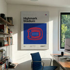 Buffalo Football Stadium Canvas Art