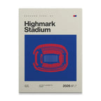 Buffalo Football Stadium Canvas Art