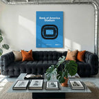 Carolina Football Stadium Bold Canvas Art