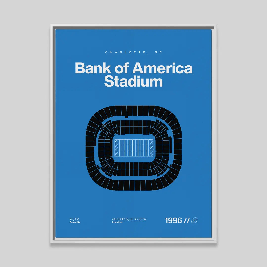 Carolina Football Stadium Bold Canvas Art