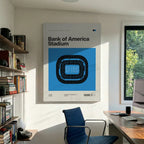 Carolina Football Stadium Canvas Art