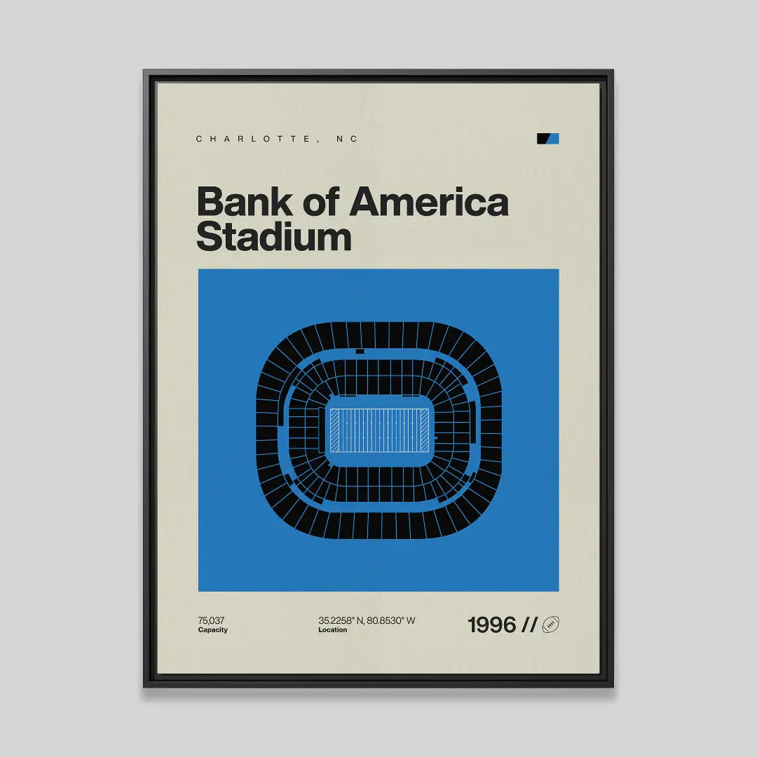 Carolina Football Stadium Canvas Art