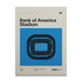 Carolina Football Stadium Canvas Art