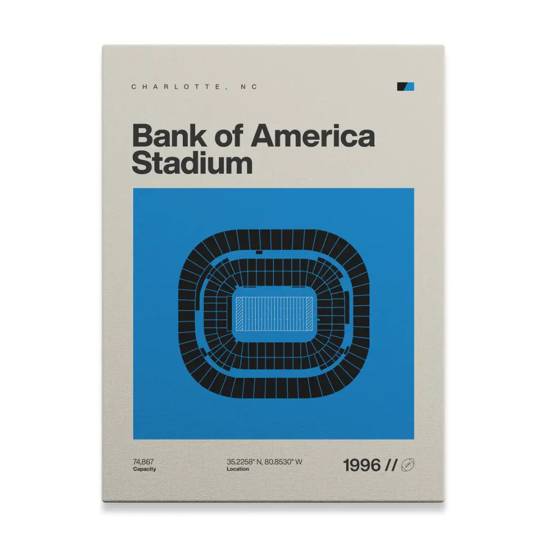 Carolina Football Stadium Canvas Art