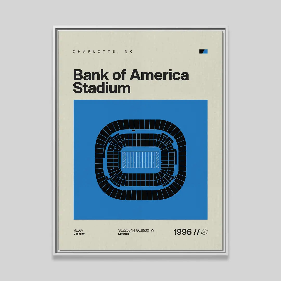 Carolina Football Stadium Canvas Art