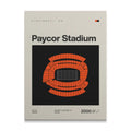 Cincinnati Football Stadium Canvas Art