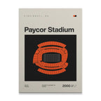 Cincinnati Football Stadium Canvas Art
