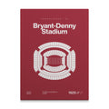 Alabama College Football Stadium Bold Canvas Art