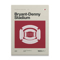Alabama College Football Stadium Canvas Art