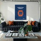 Auburn College Football Stadium Bold Canvas Art
