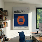 Auburn College Football Stadium Canvas Art