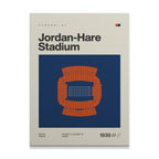 Auburn College Football Stadium Canvas Art