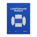 Provo College Football Stadium Bold Canvas Art