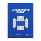 Provo College Football Stadium Bold Canvas Art