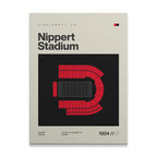Cincinnati College Football Stadium Canvas Art