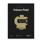 Colorado College Football Stadium Bold Canvas Art