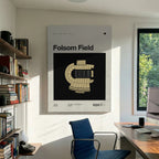 Colorado College Football Stadium Canvas Art