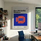 Florida College Football Stadium Canvas Art