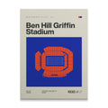 Florida College Football Stadium Canvas Art