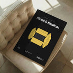 Iowa College Football Stadium Bold Canvas Art