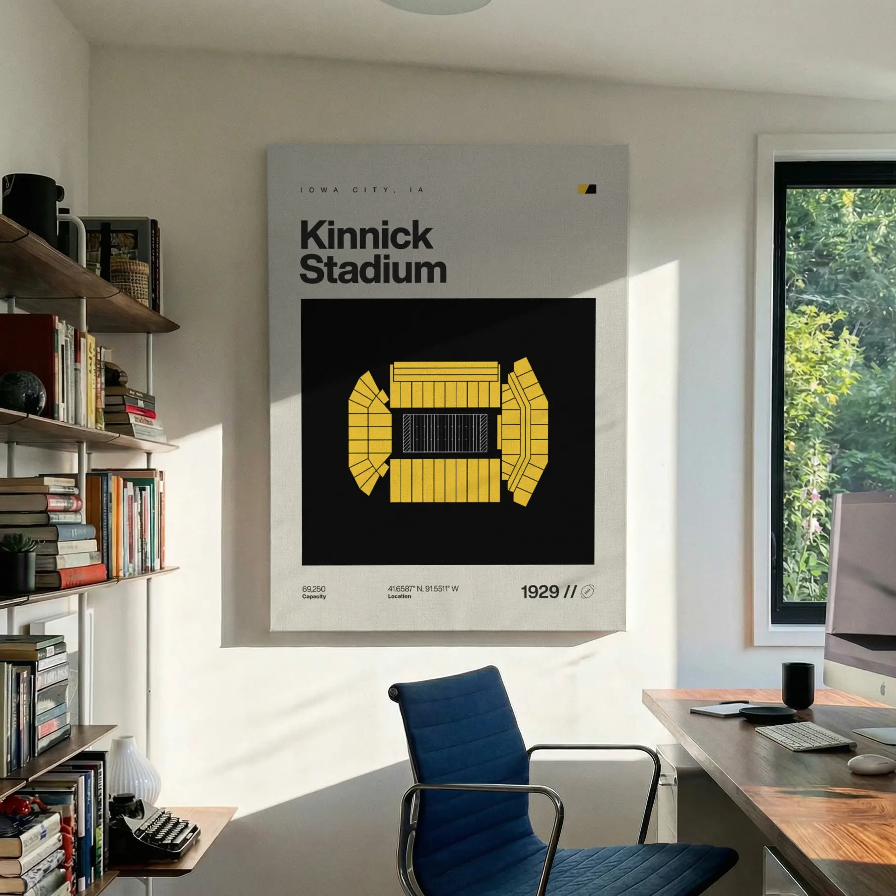 Iowa College Football Stadium Canvas Art