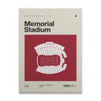 Indiana College Football Stadium Canvas Art