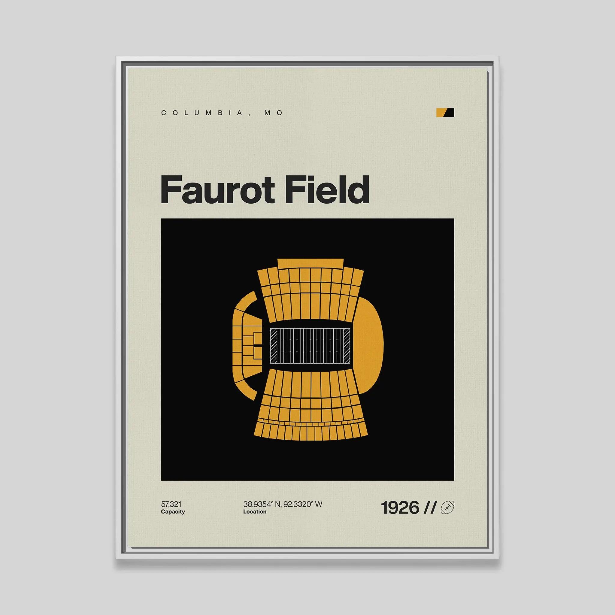 Missouri College Football Stadium Canvas Art