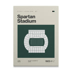 Michigan ST College Football Stadium Canvas Art
