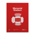 Nebraska College Football Stadium Bold Canvas Art