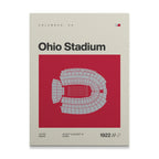 Ohio College Football Stadium Canvas Art