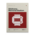 Oklahoma College Football Stadium Canvas Art
