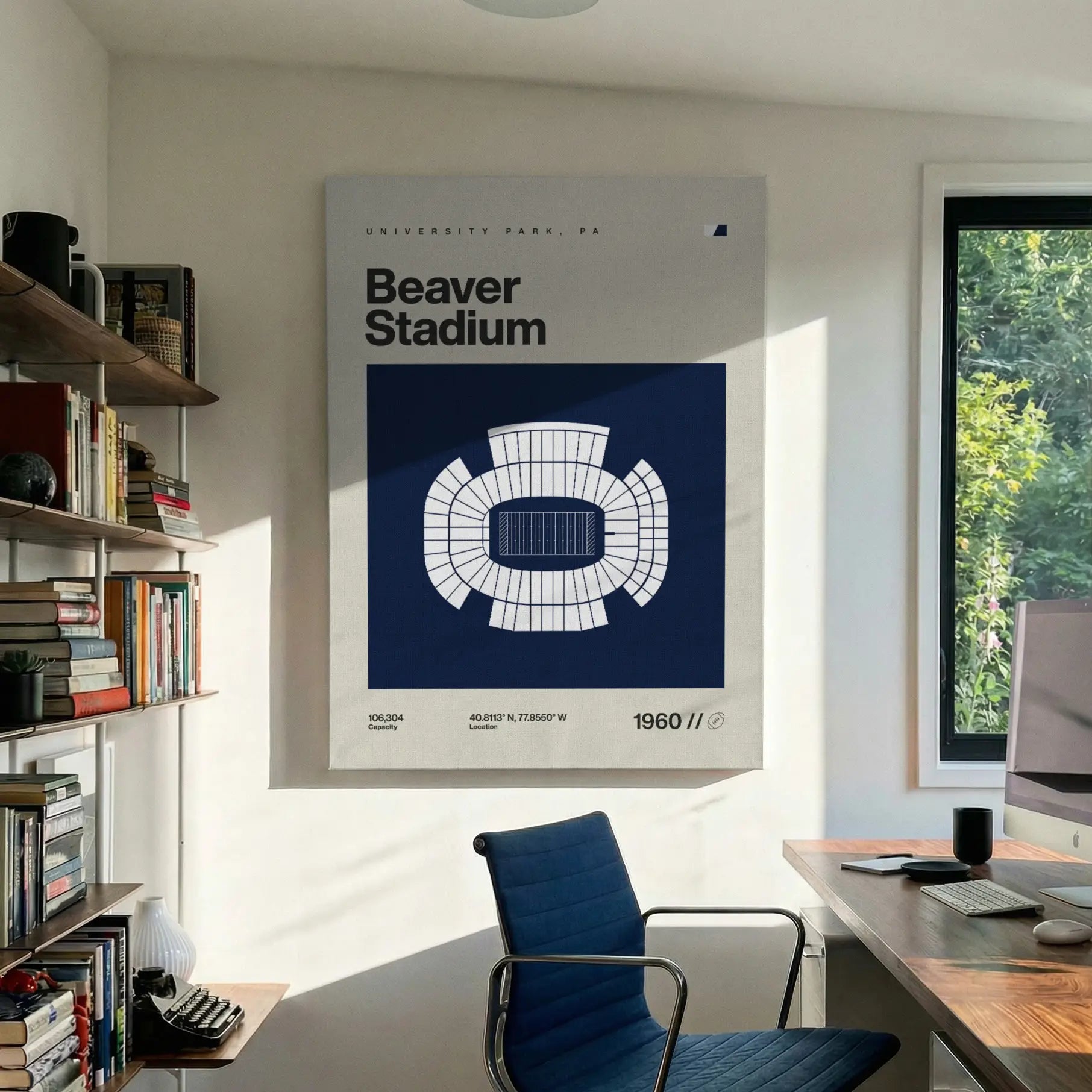 Pennsylvania College Football Stadium Canvas Art