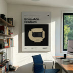 West Lafayette College Football Stadium Canvas Art