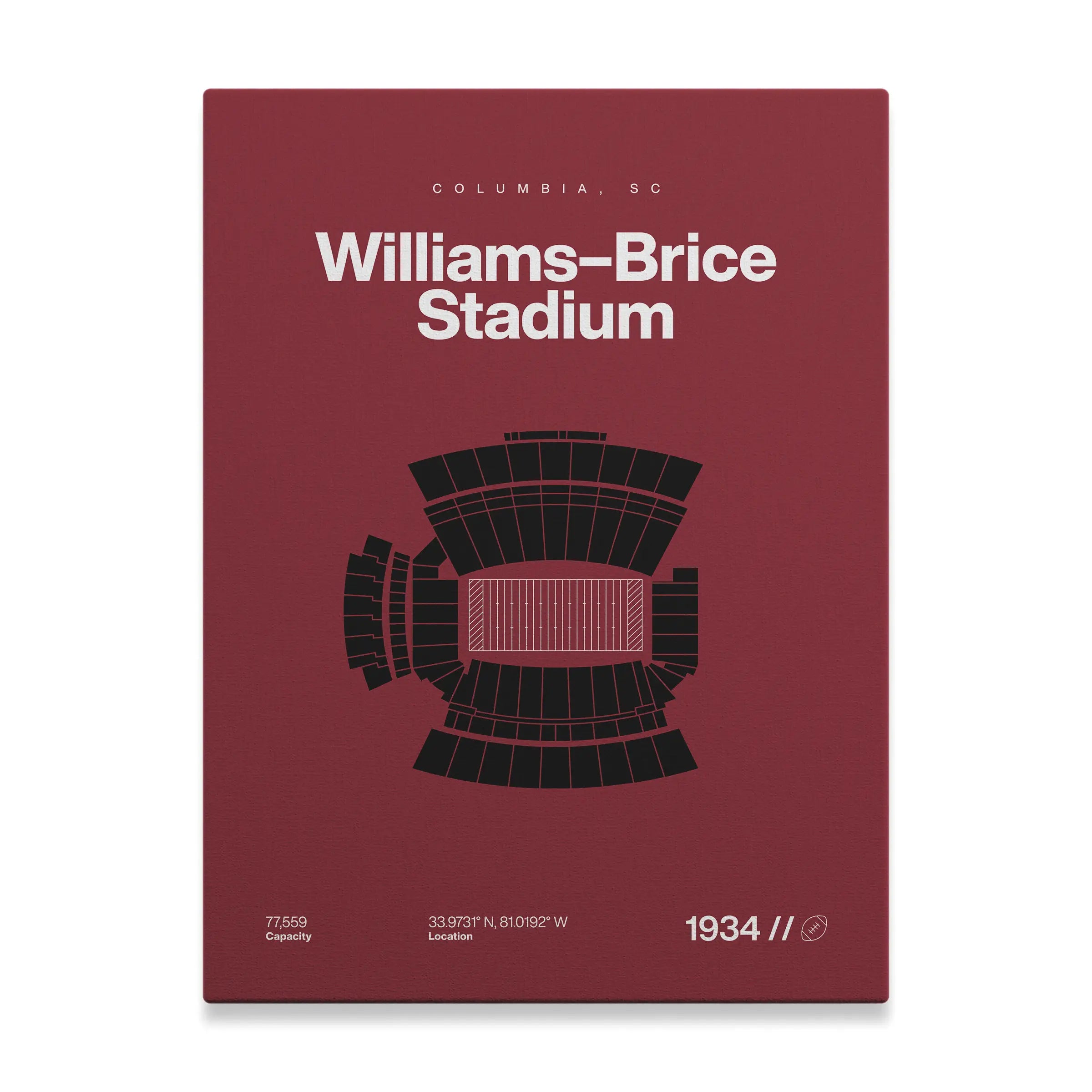 South Carolina College Football Stadium Bold