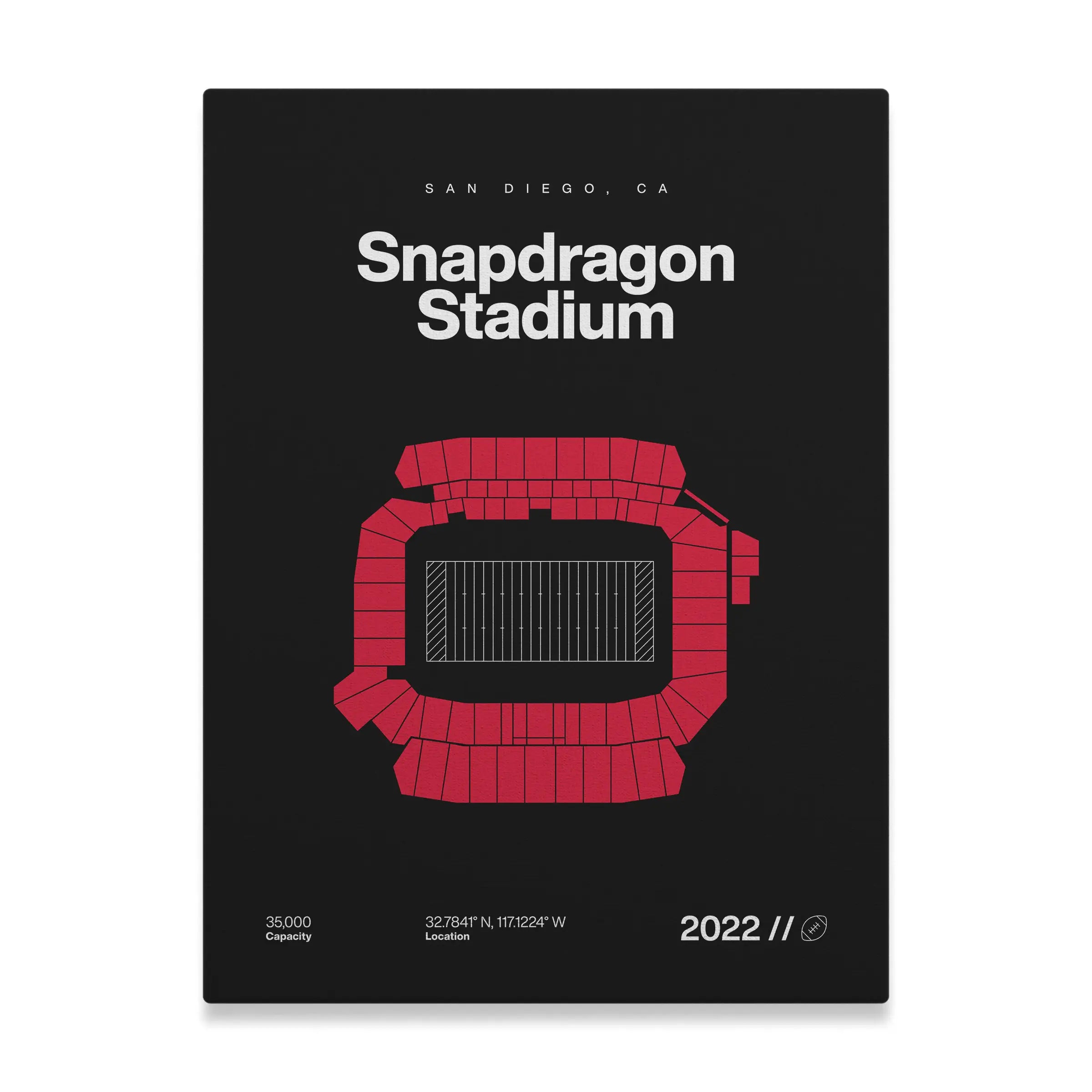 San Diego College Football Stadium Bold