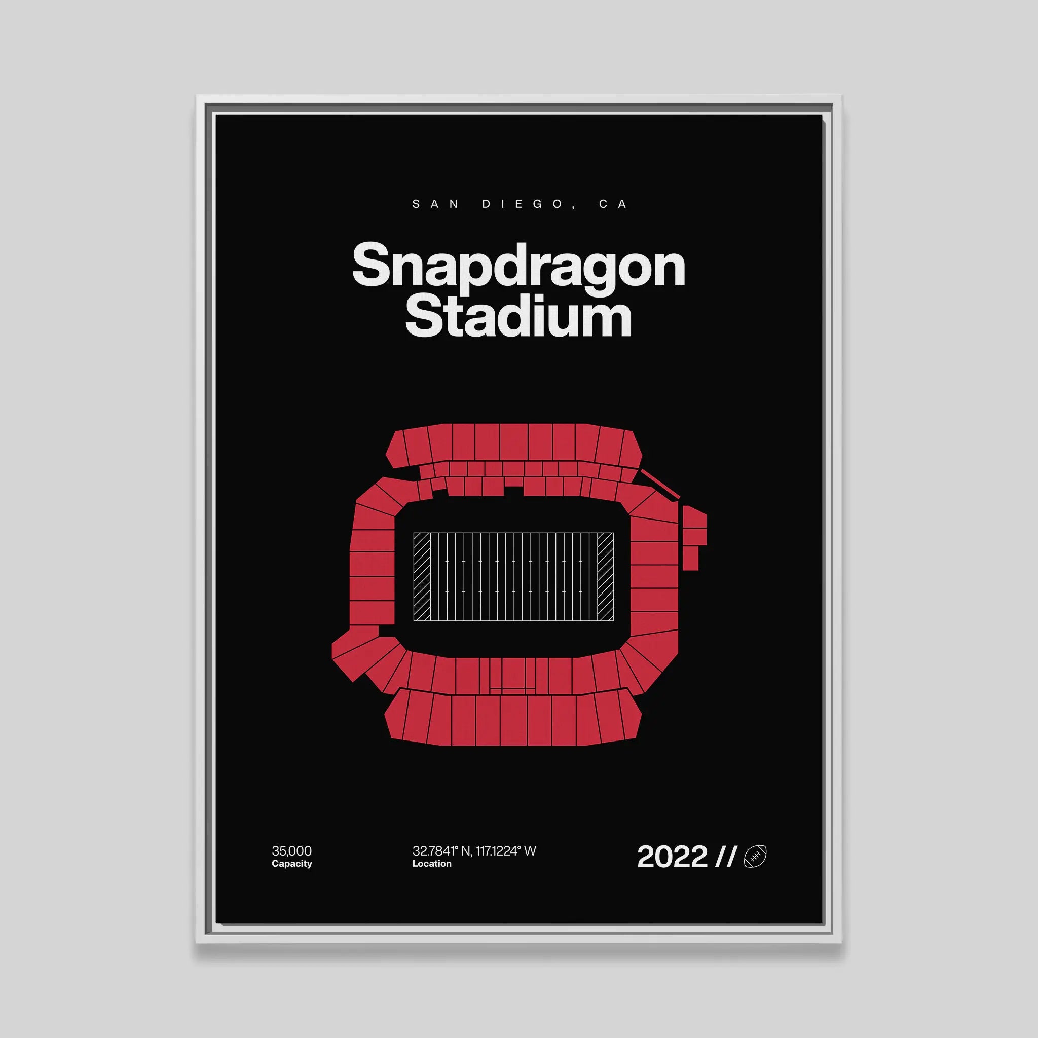 San Diego College Football Stadium Bold