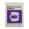 Texas Christian College Football Stadium Canvas Art