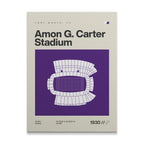 Texas Christian College Football Stadium Canvas Art