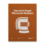 Texas College Football Stadium Bold
