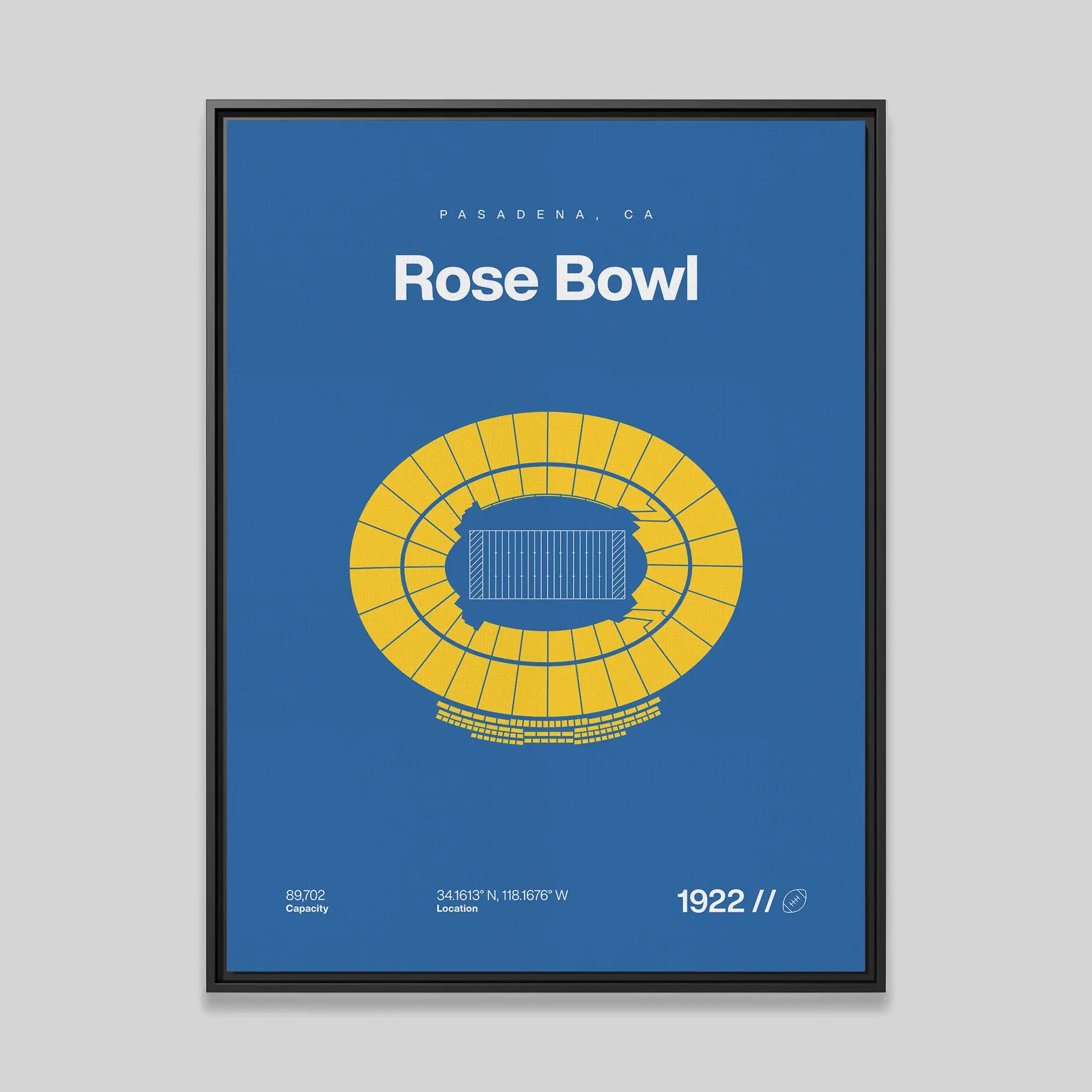 California LA College Football Stadium Bold