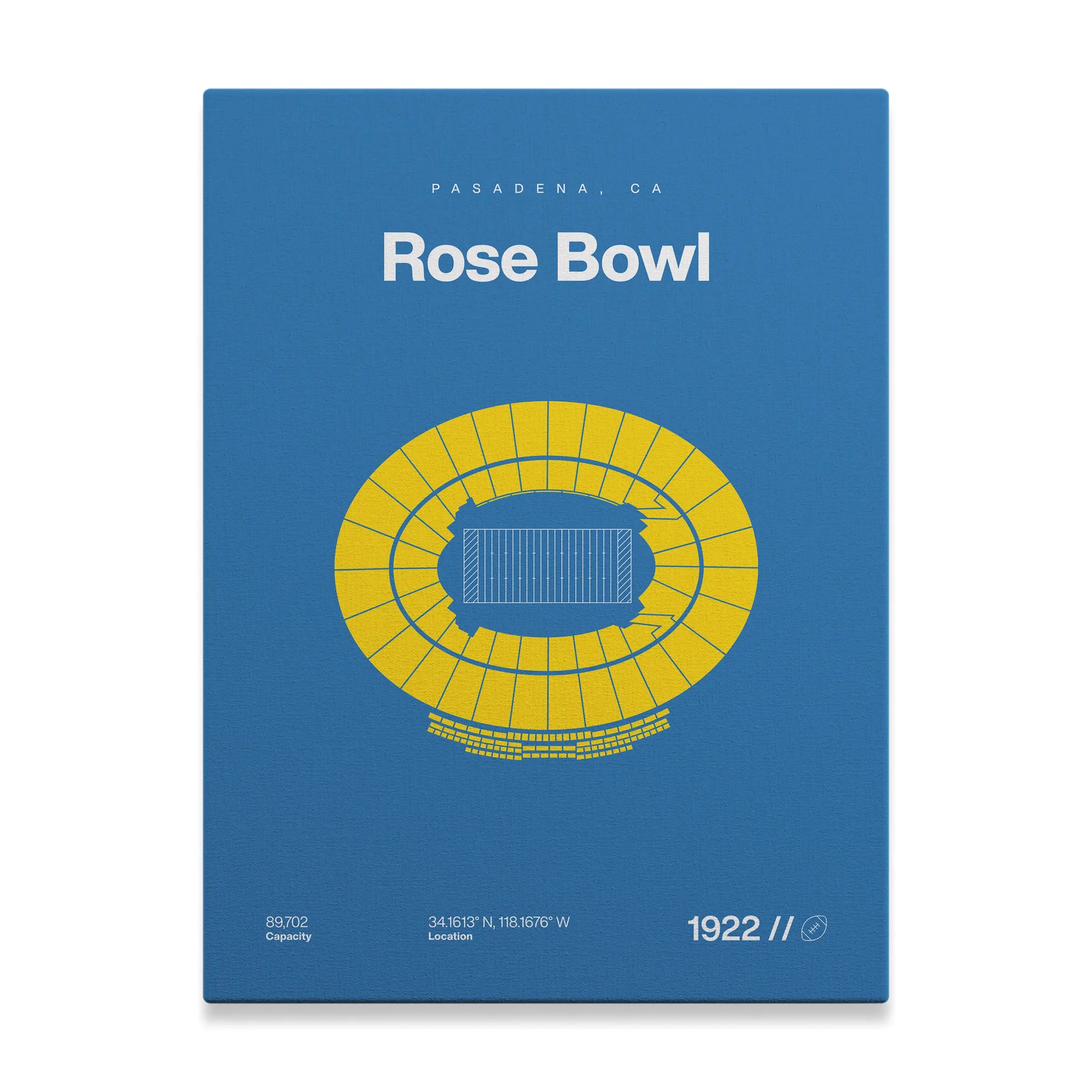 California LA College Football Stadium Bold