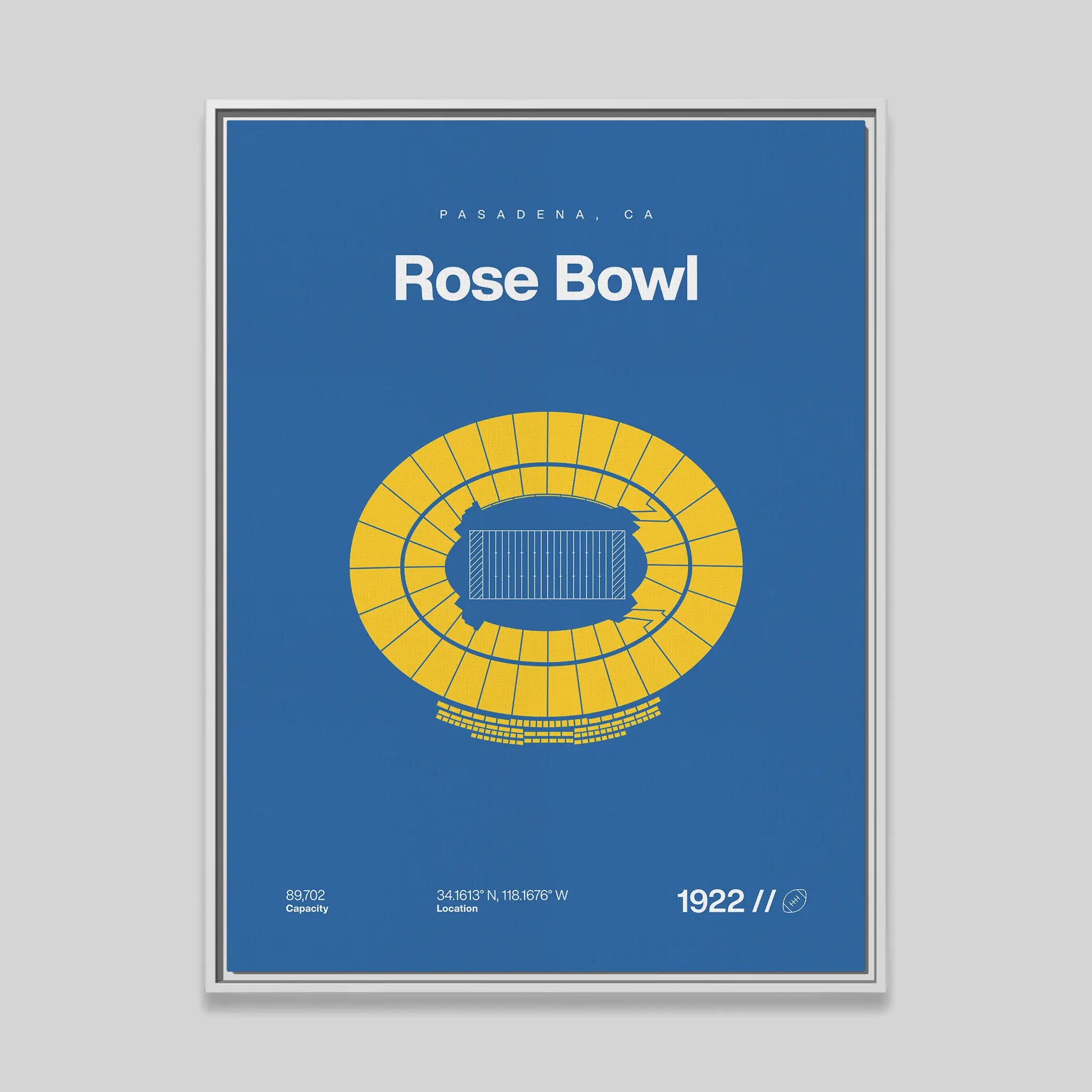 California LA College Football Stadium Bold