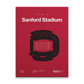 Georgia College Football Stadium Bold