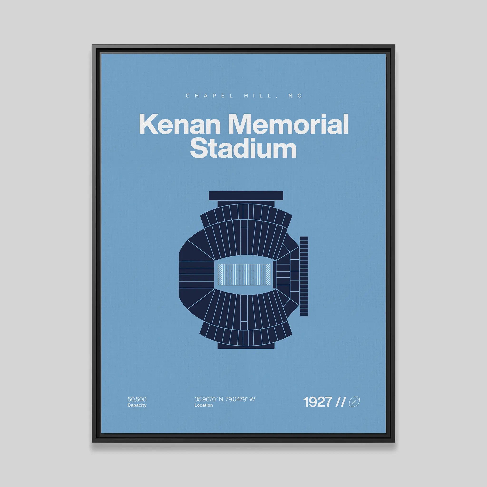 North Carolina College Football Stadium Bold