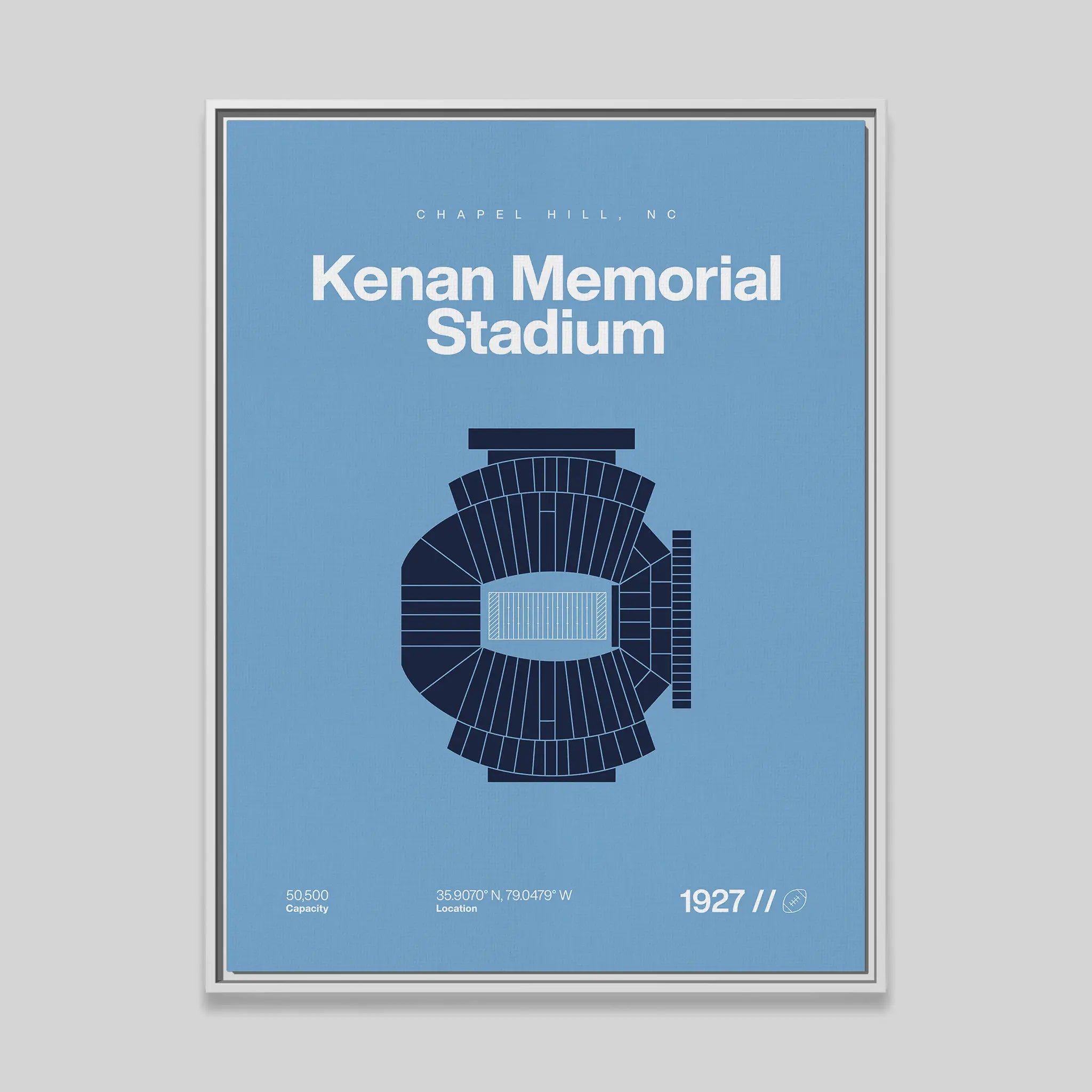 North Carolina College Football Stadium Bold